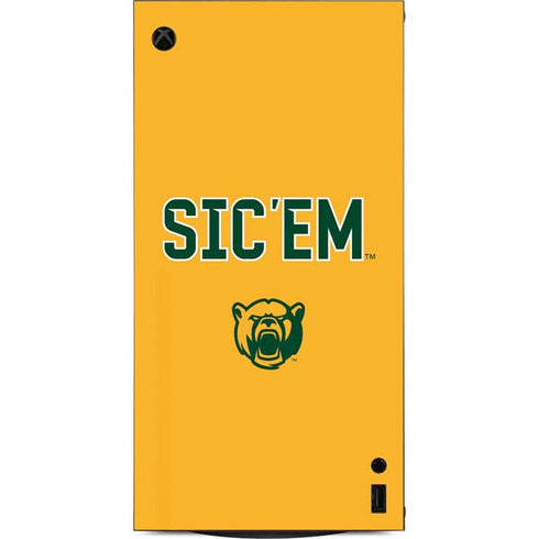 Baylor University Sic Em XBox Series X Digital Edition Console Skin